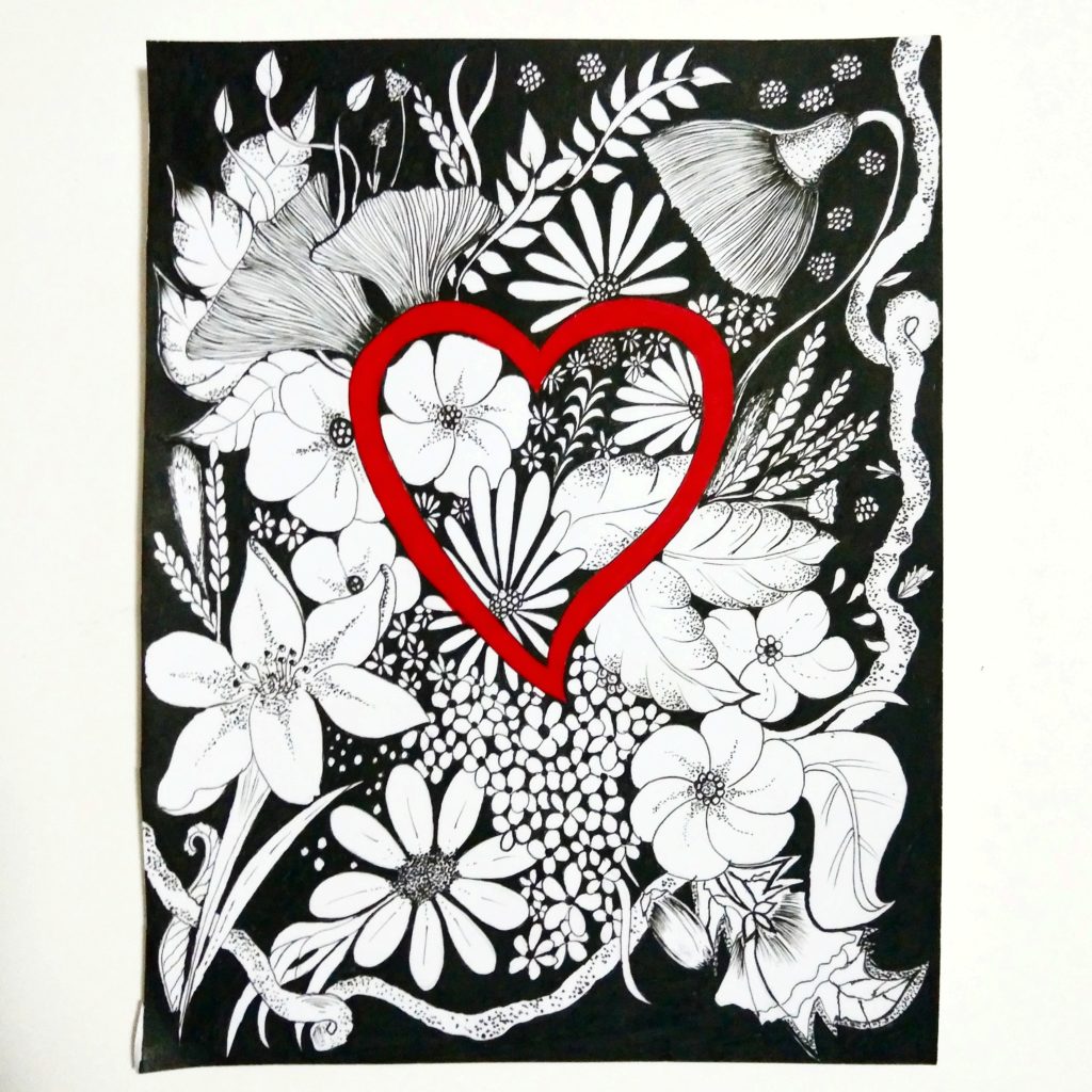 handmade floral illustrations