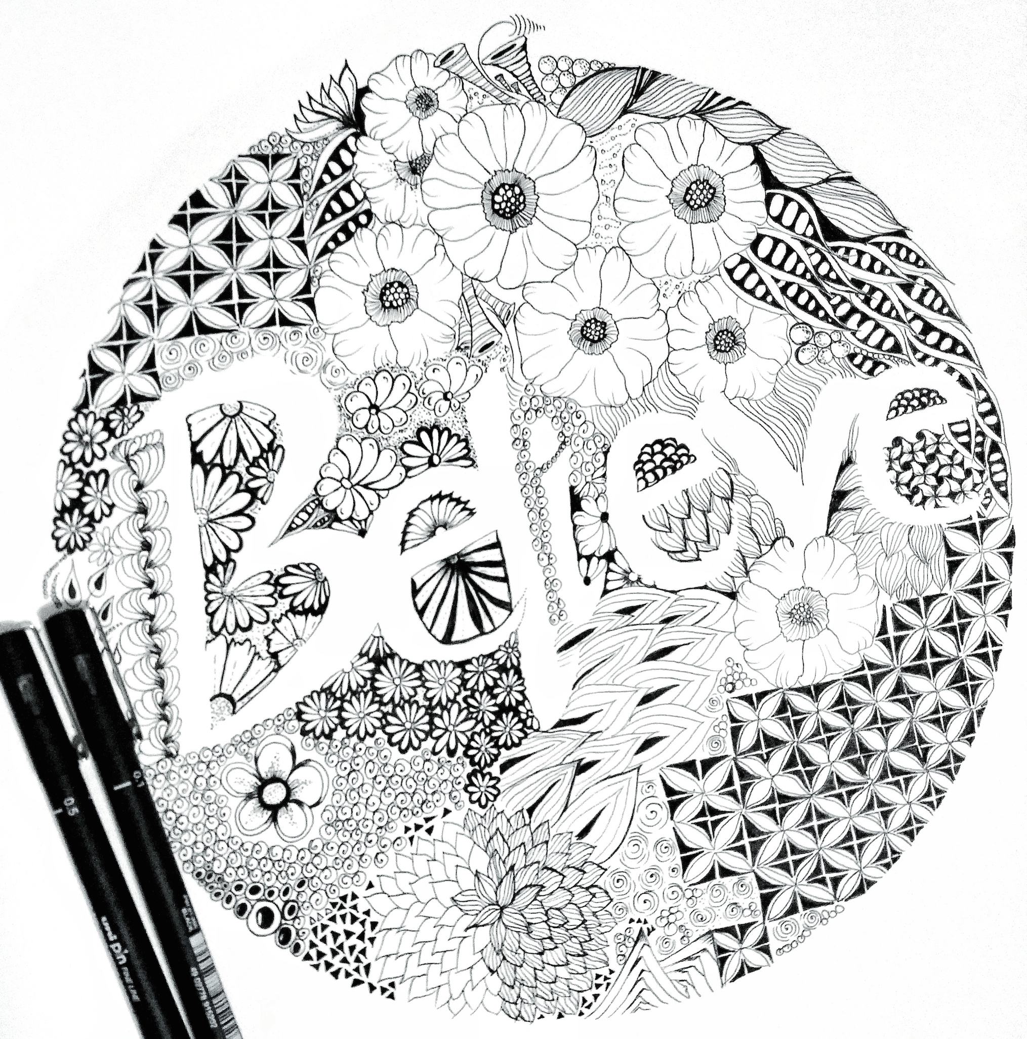 10 Zentangle Inspired Typography | Artwork | Hobby