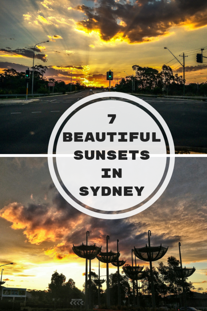 sunset sydney australia