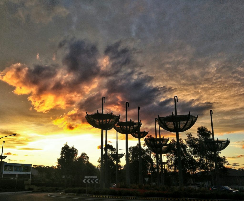sunset australia