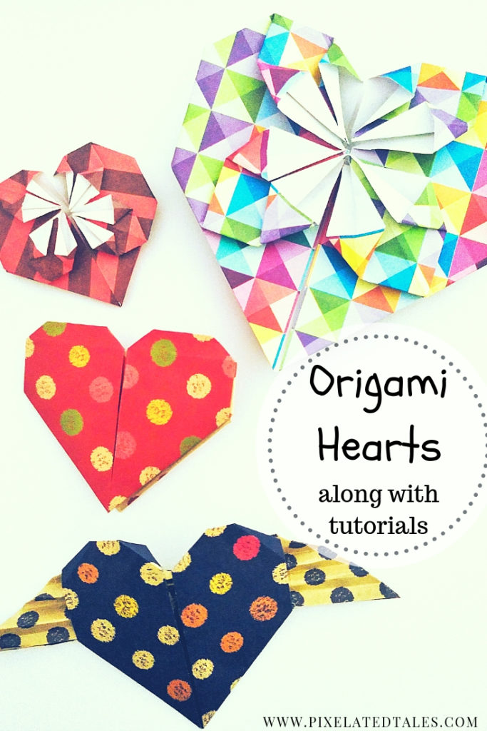 Origami heart Valentine's day gift ideas