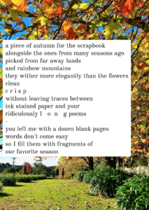 short autumn travel poem
