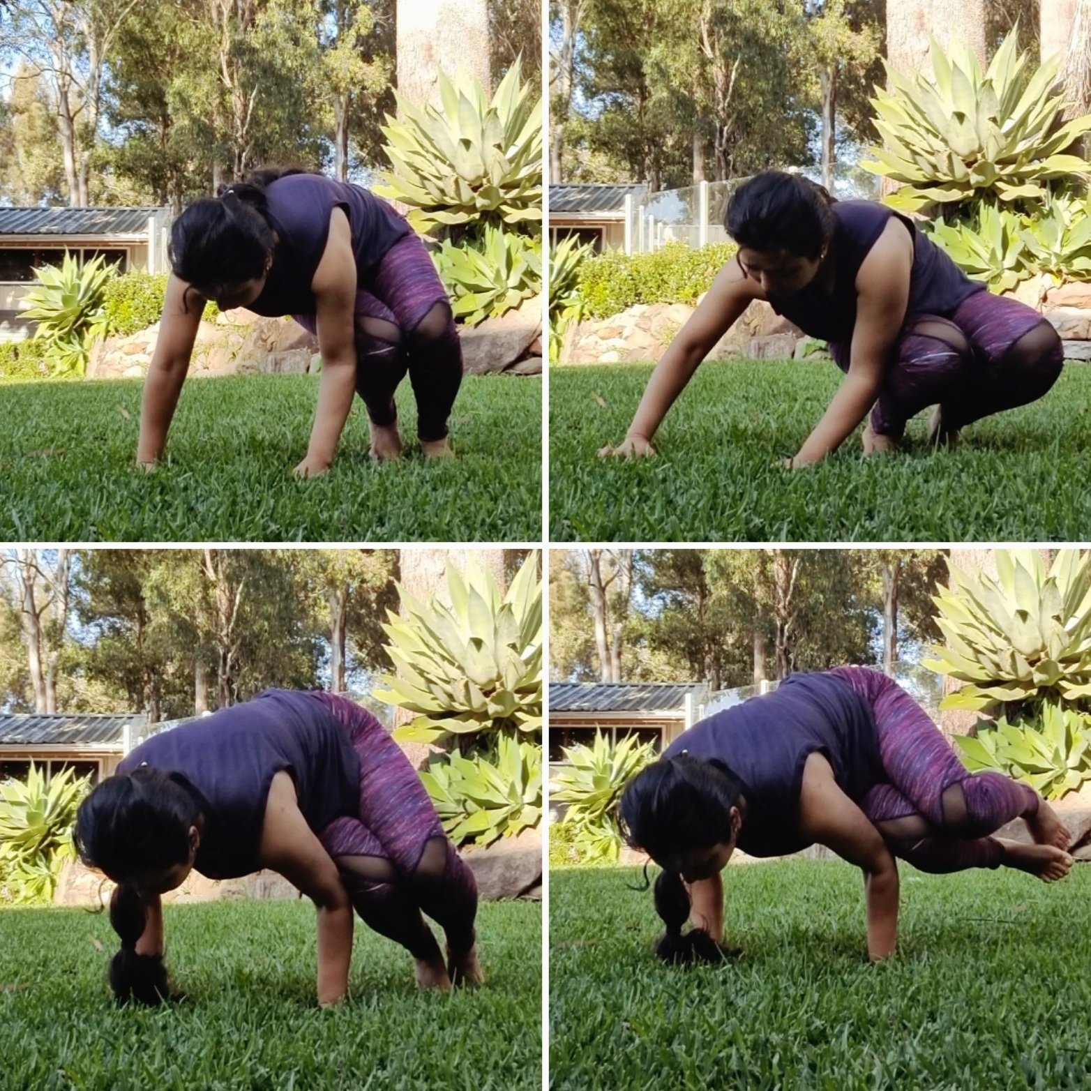 how to do parsva bakasana