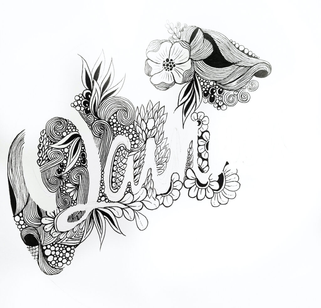 zentangle inspired artwork