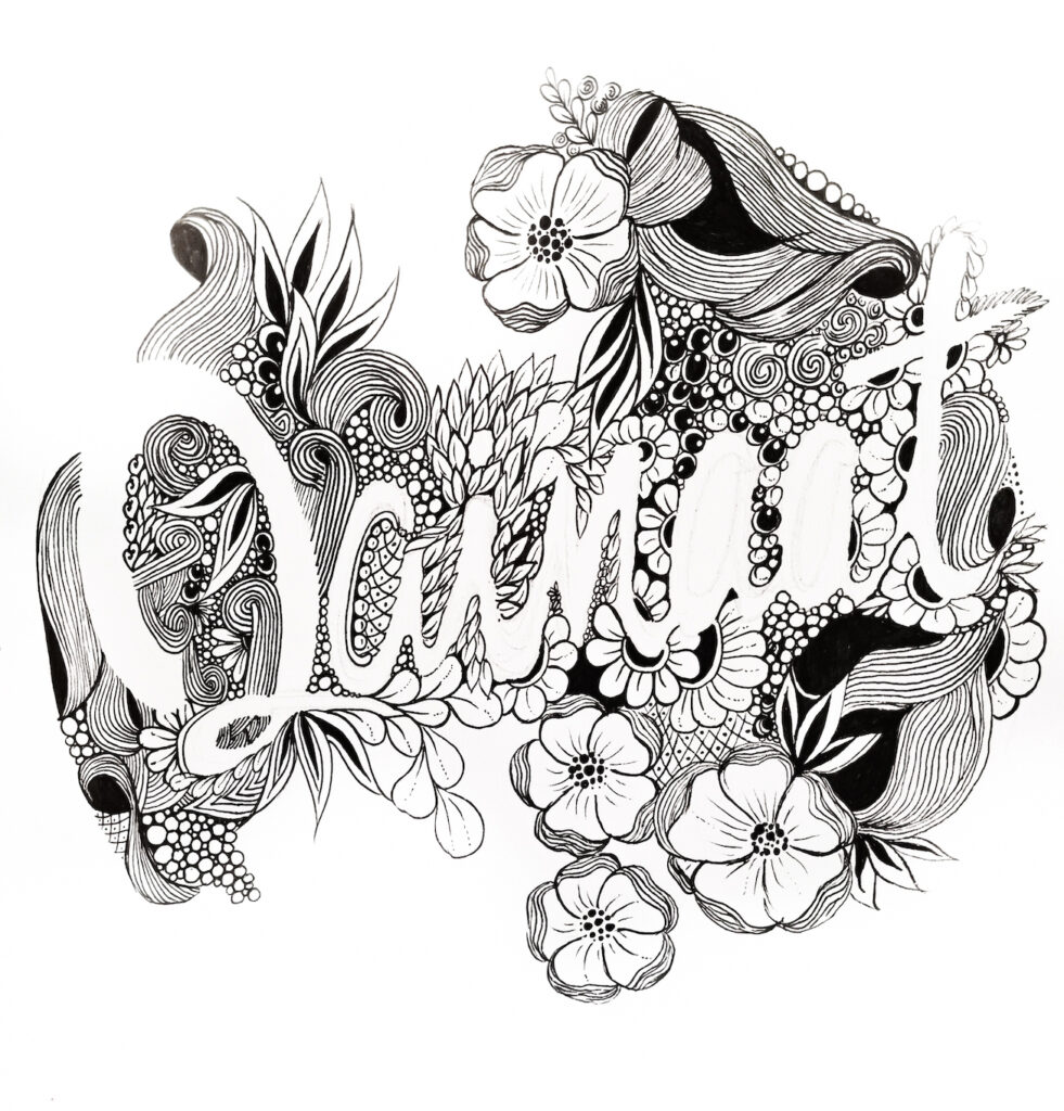 zentangle inspired design