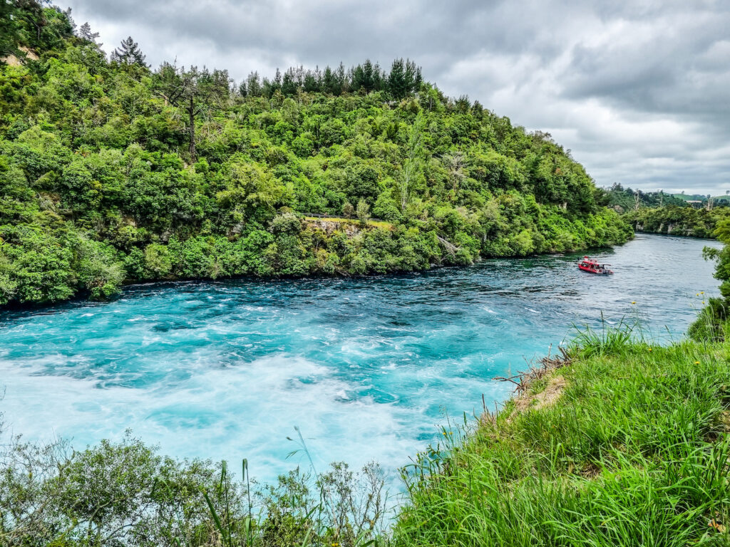 Huka Falls - 8 day road trip North Island New Zealand