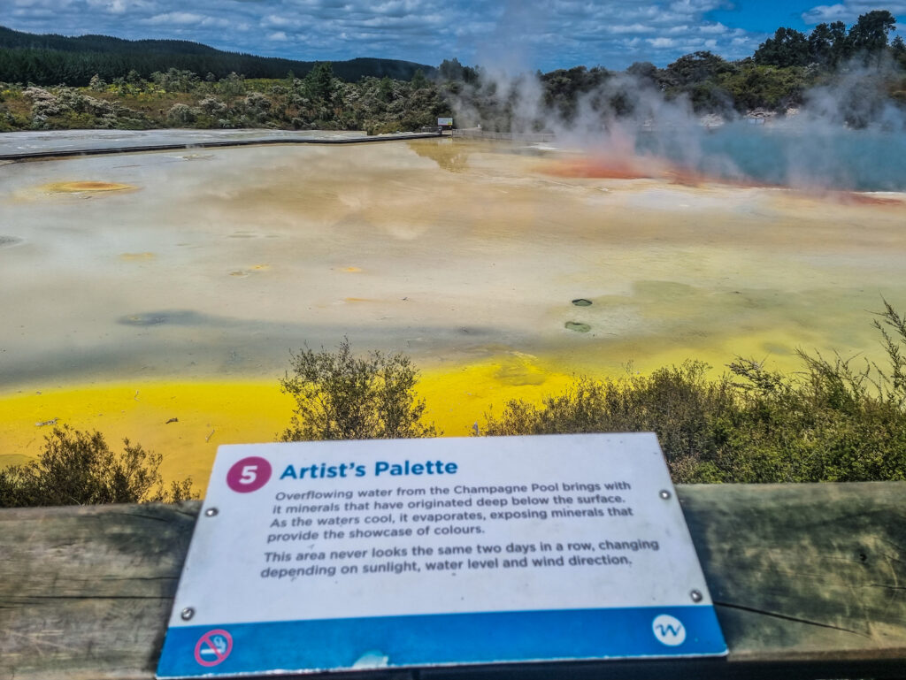 Waiotapo Geothermal Wonderland - 8 day road trip North Island New Zealand