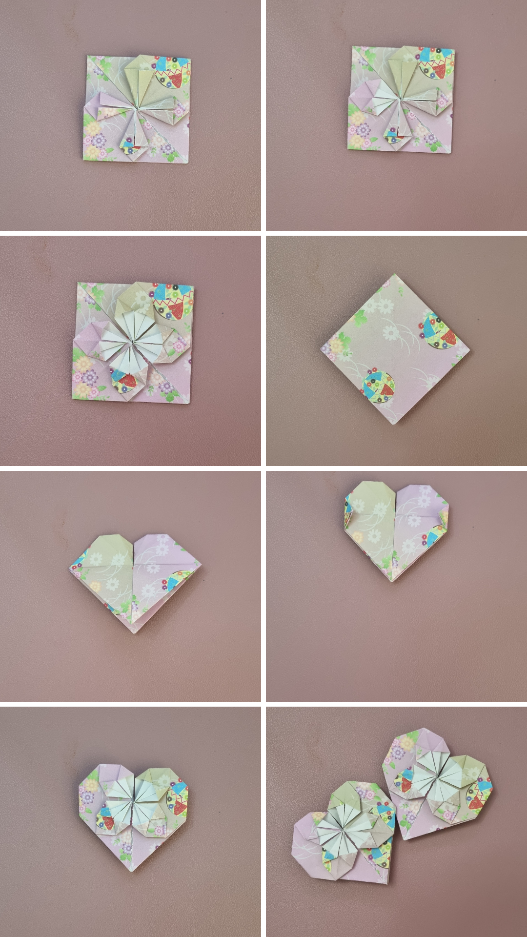 origami paper heart tutorial DIY - Destiny's Child