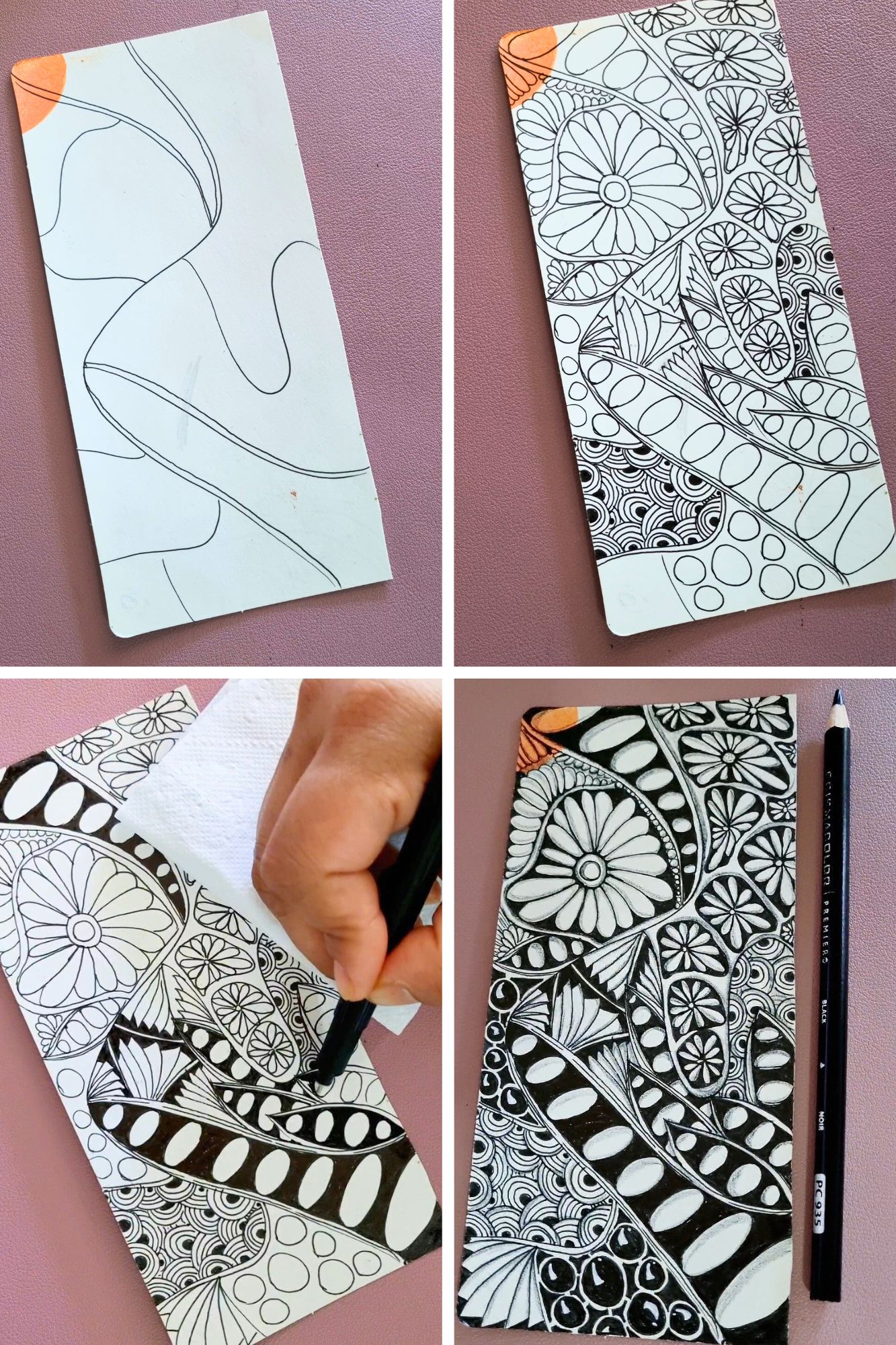How to draw Zentangle-Inspired Artwork | Drawing Tutorial