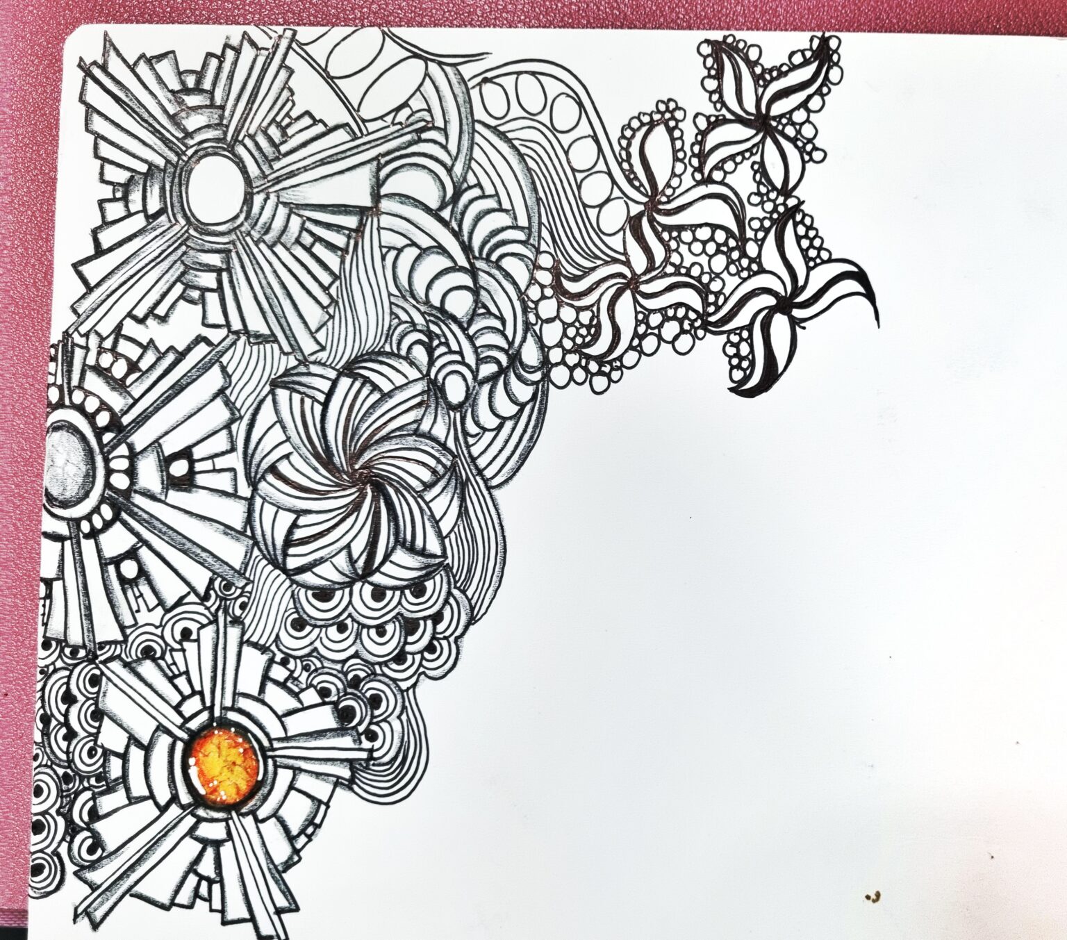 Elfhat | A to Z of Zentangle Patterns | Tutorial
