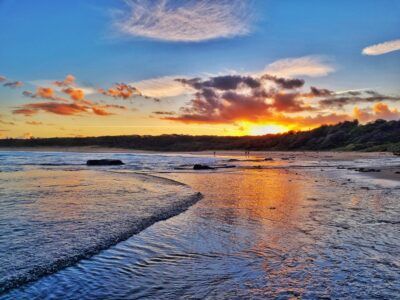 sunset at ulladulla australia