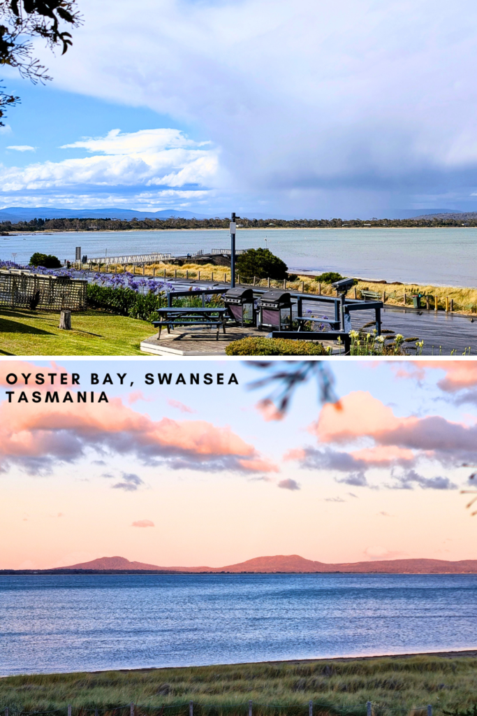 Swansea landscape seaside Tasmania road trip